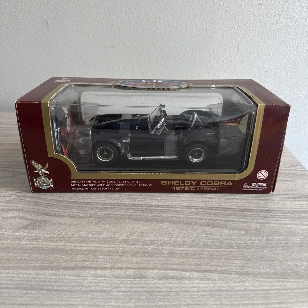 Road Legends 1:18 Scale 1964 Shelby Cobra 427S/C Black Collectible NIB
